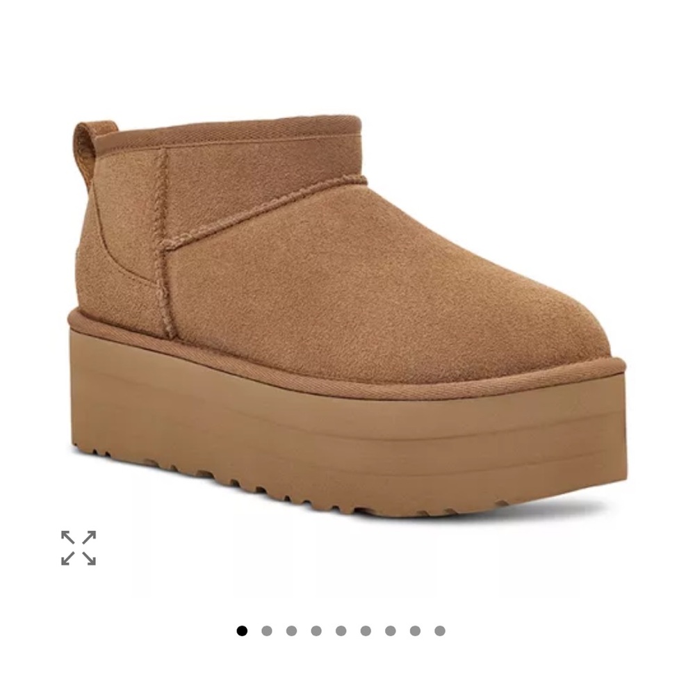 UGG Brown Platform Winter Boots